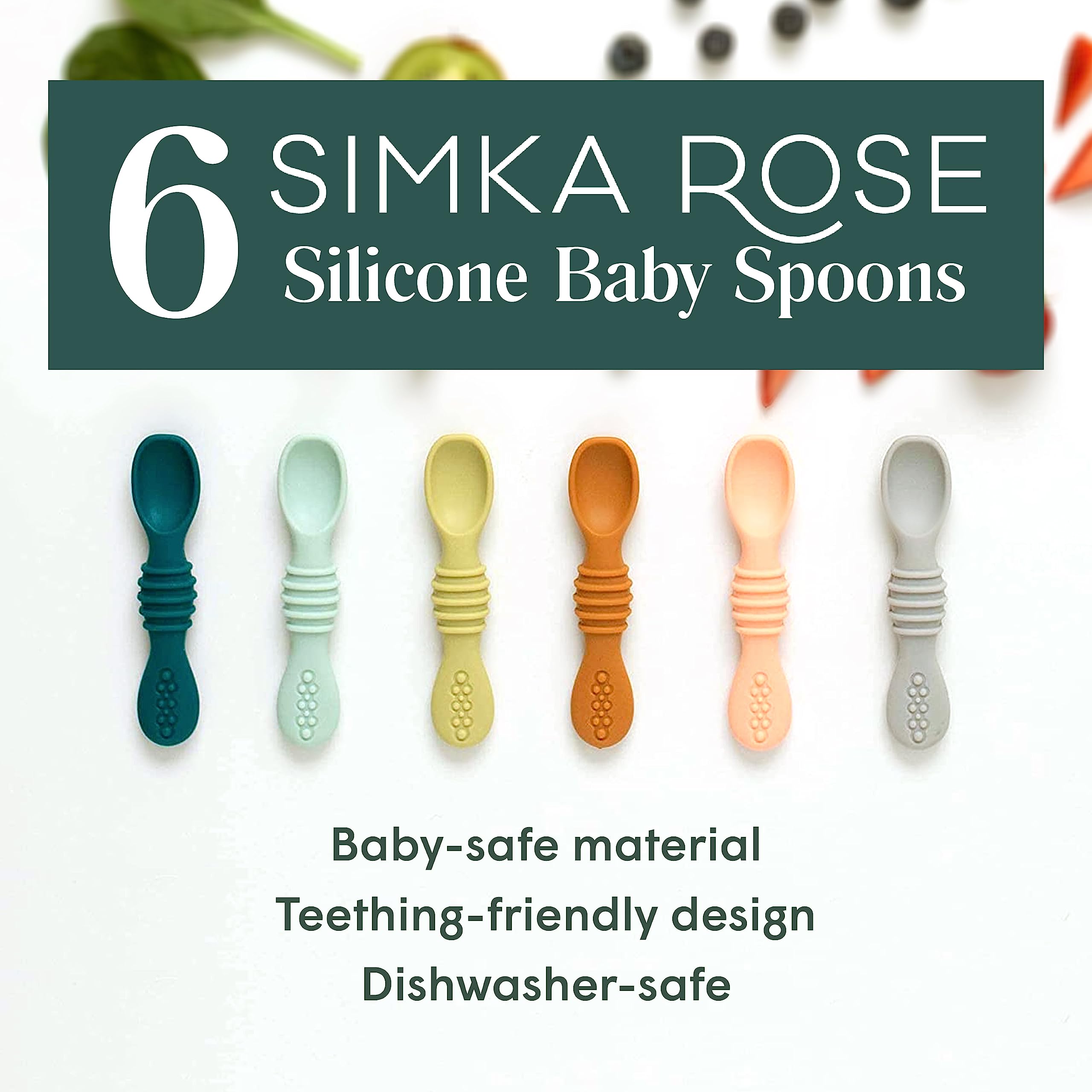 Self-Feeding Silicone Spoons