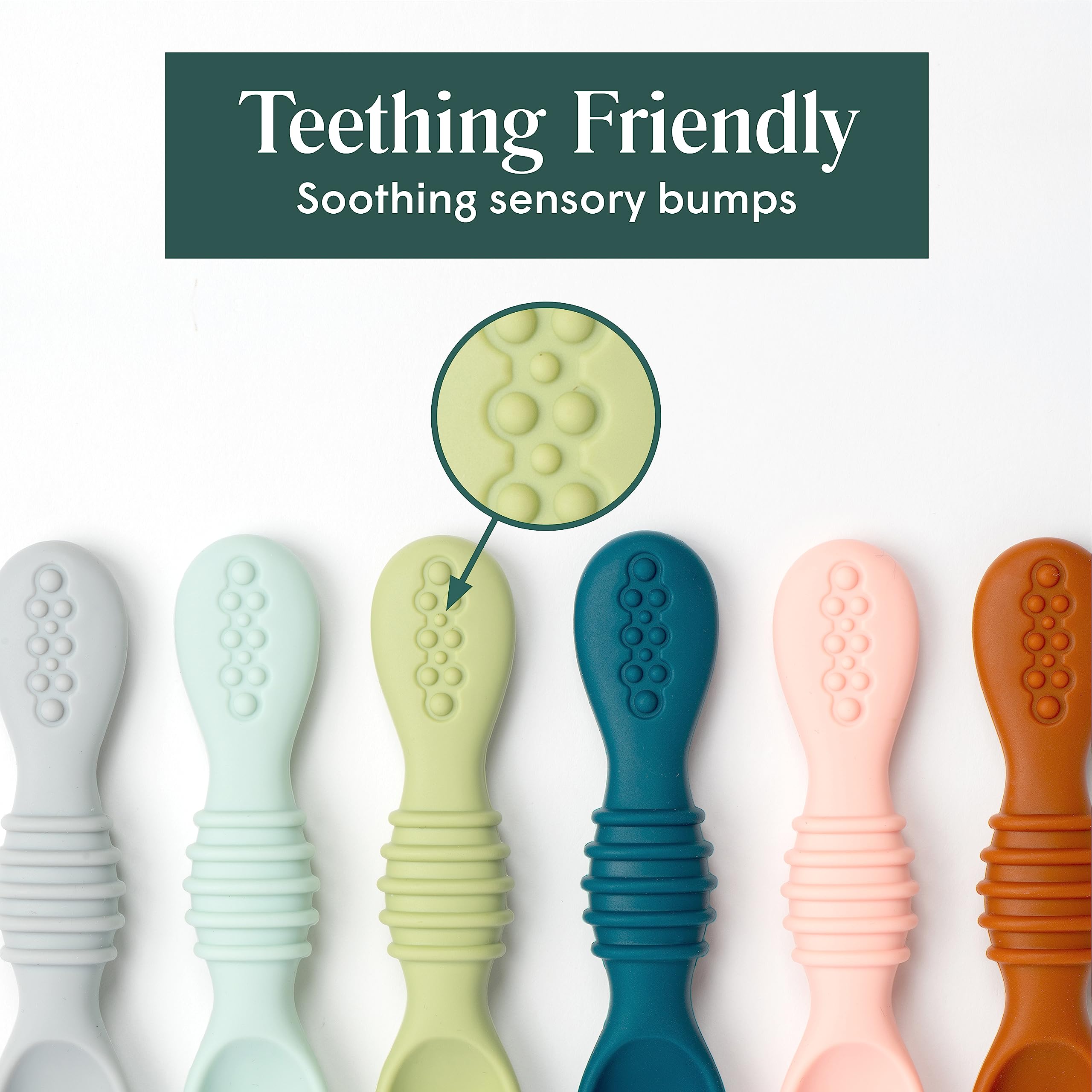 Self-Feeding Silicone Spoons