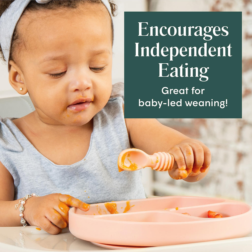 Self-Feeding Silicone Spoons